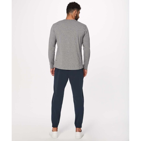 Lululemon Sojourn Jogger Pants Mens L Teal Tapered Athletic Zip Pockets M5423S - Picture 3 of 10